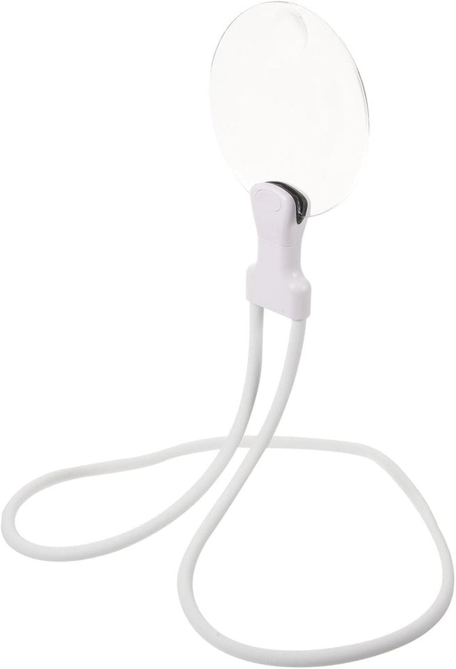 LENTE DI INGRANDIMENTO COLLO MANI LIBERE FLESSIBILE 5X REGOLABILE RICAMO