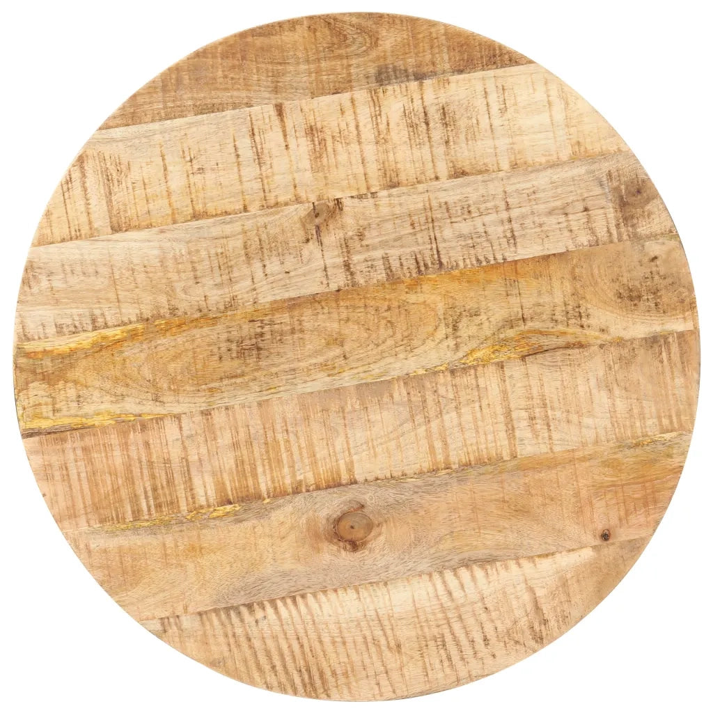 Tavolino da Bistrot Rotondo Ã˜60x75 cm in Legno di Mango Grezzo cod mxl 58855