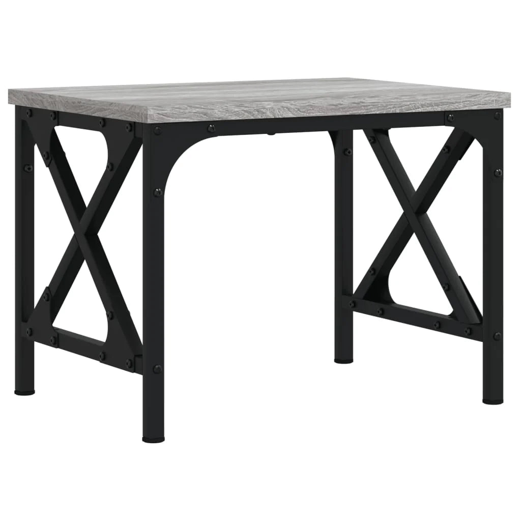Supporto per stampante Sonoma scrivania/unità da scrivania 40 x 30 x 31 cm legno ingegnerizzato grigio 02_0044777