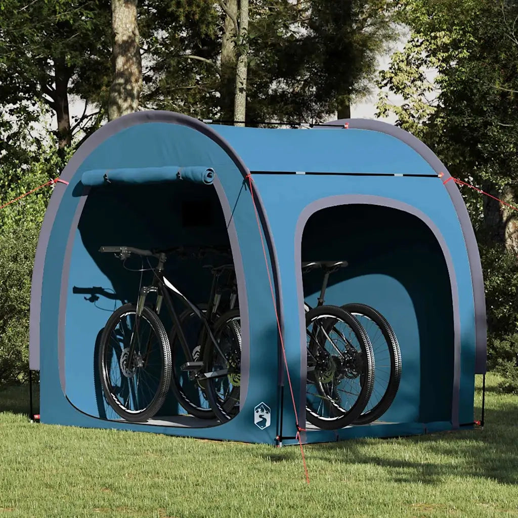 Tenda porta biciclette con tetto Blu 218 x 156 x 180 cm 42001006
