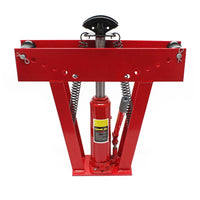 Rohrbiegemaschine hydraulisch 8 t, Rohrbiegegerät mit 3 Presstücken Ø 21,3-33,7 mm, Rohrbieger inkl. Matritzen