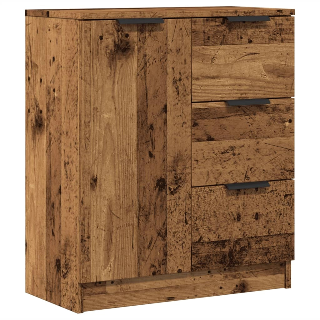 Buffet credenza cassettiera armadio mobile contenitore organizer cucina soggiorno salotto legno vecchio 60 x 30 x 70 cm legno ingegnerizzato marrone 02_0036601