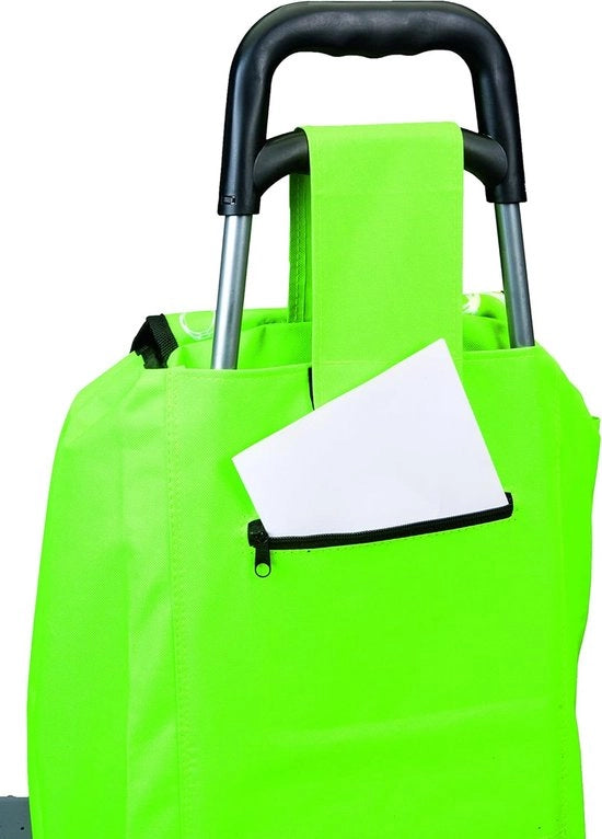 Carrello per spesa con ruote - Riutilizzabile - Borsa per spesa rimovibile - Carrello per spesa portatile