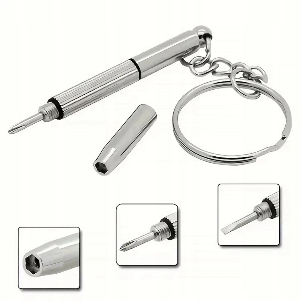 Set Riparazione Occhiali OkularFix MaxKit – 35 Paia Naselli Silicone, 60 Viti, Pinzetta, Cacciavite, Panno, Organizer