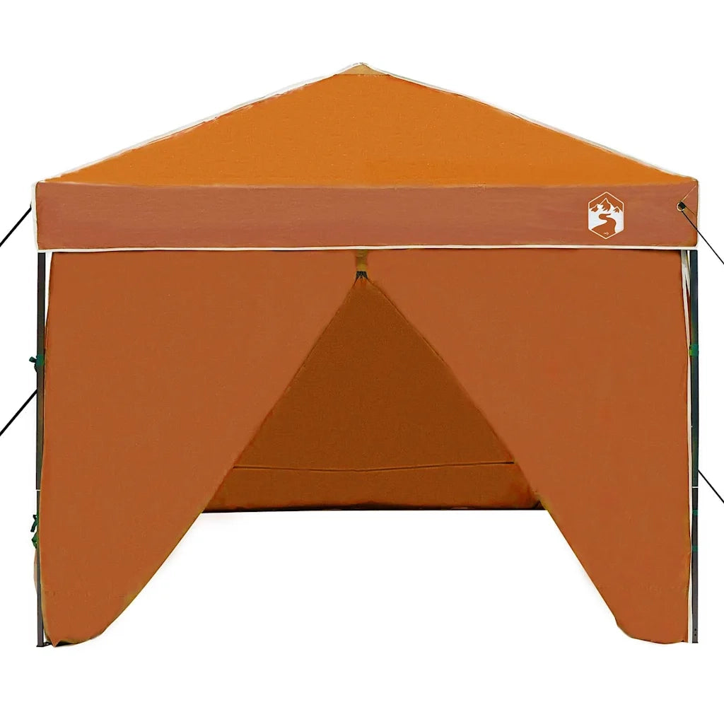 vidaXL Tenda Aggiuntiva Pop-Up Arancione 250 x 250 cm Tessuto