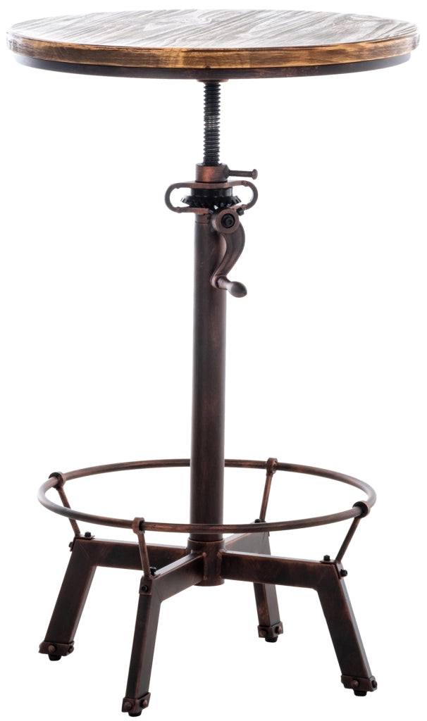 Tavolo design industriale Malita bronzo