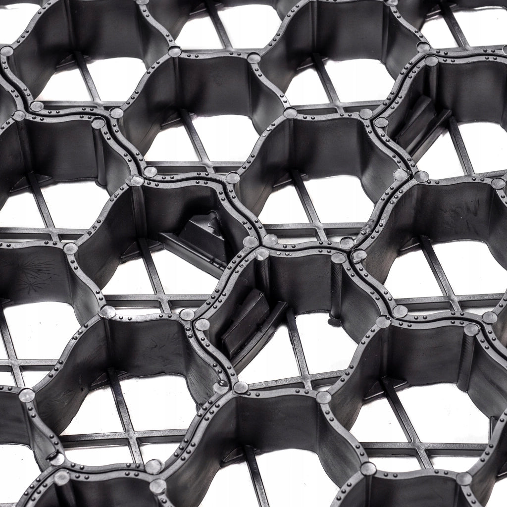 Griglia per prato KADAX Geogrid 60x40x4 cm 10 pezzi Giardino 590 Ton/M2