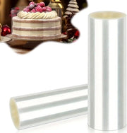 Rullo di acetato trasparente - 5 cm/10 cm x 5 m - Cappuccio riciclabile per decorazioni di mousse di torta
