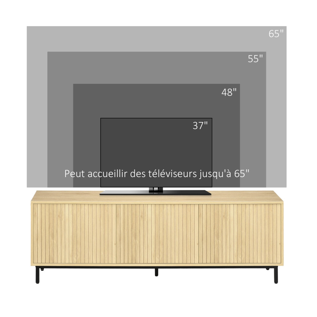 Mobile TV con ripiani regolabili ¨C zephmum ¨C 150x40x51 cm