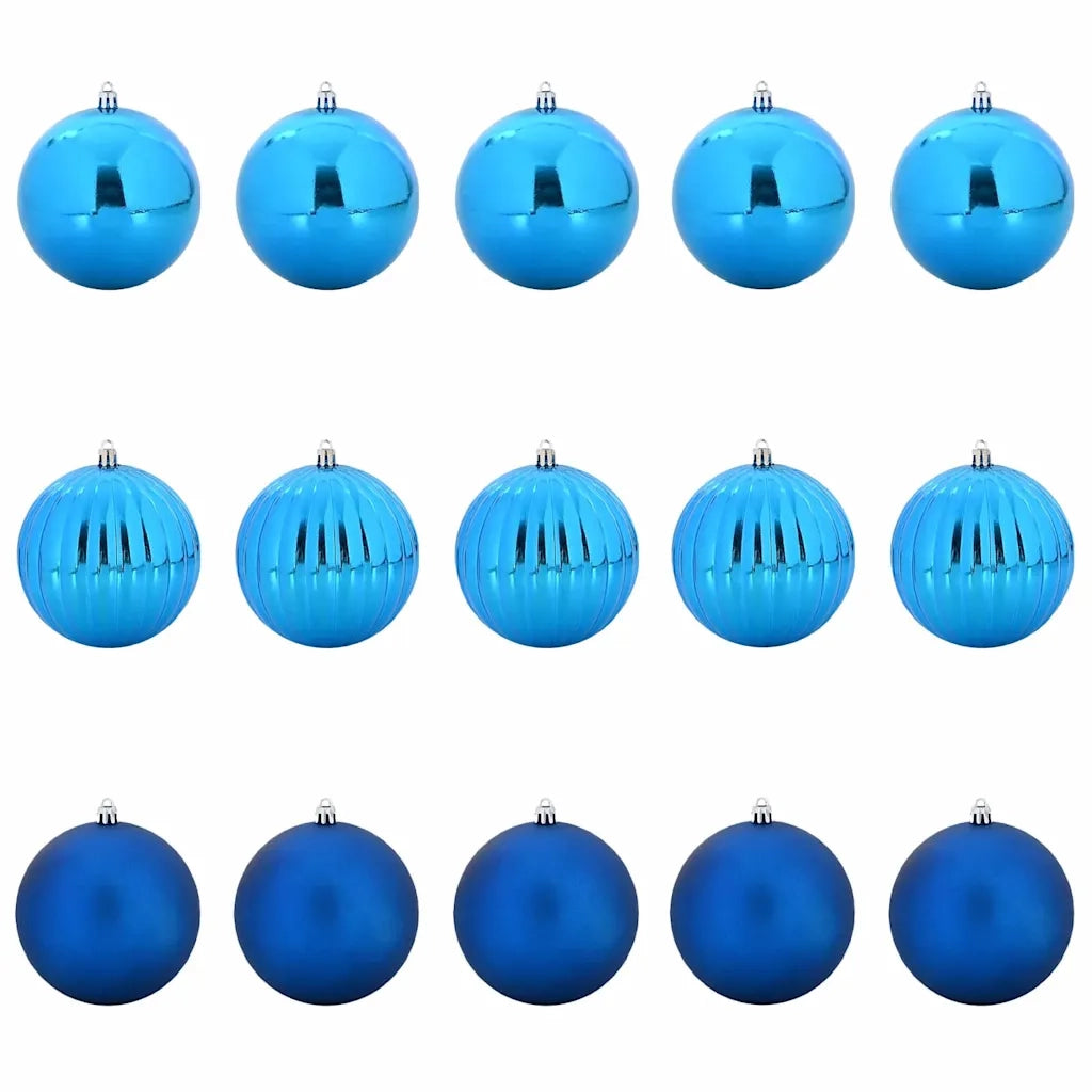 Set di palline di Natale XL 15 pcs Blu Plastica 42018881