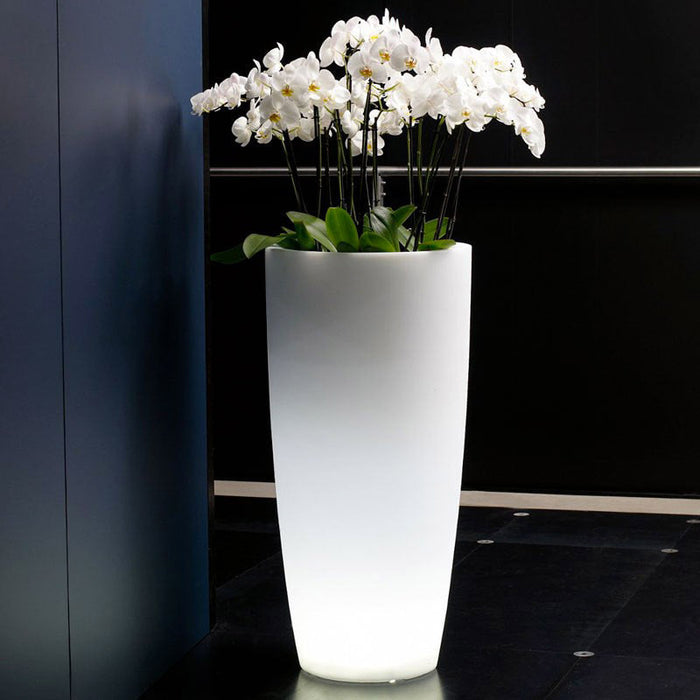 Vaso Luminoso da Giardino a LED Ø43 cm in Resina 5W Cypress Multicolore