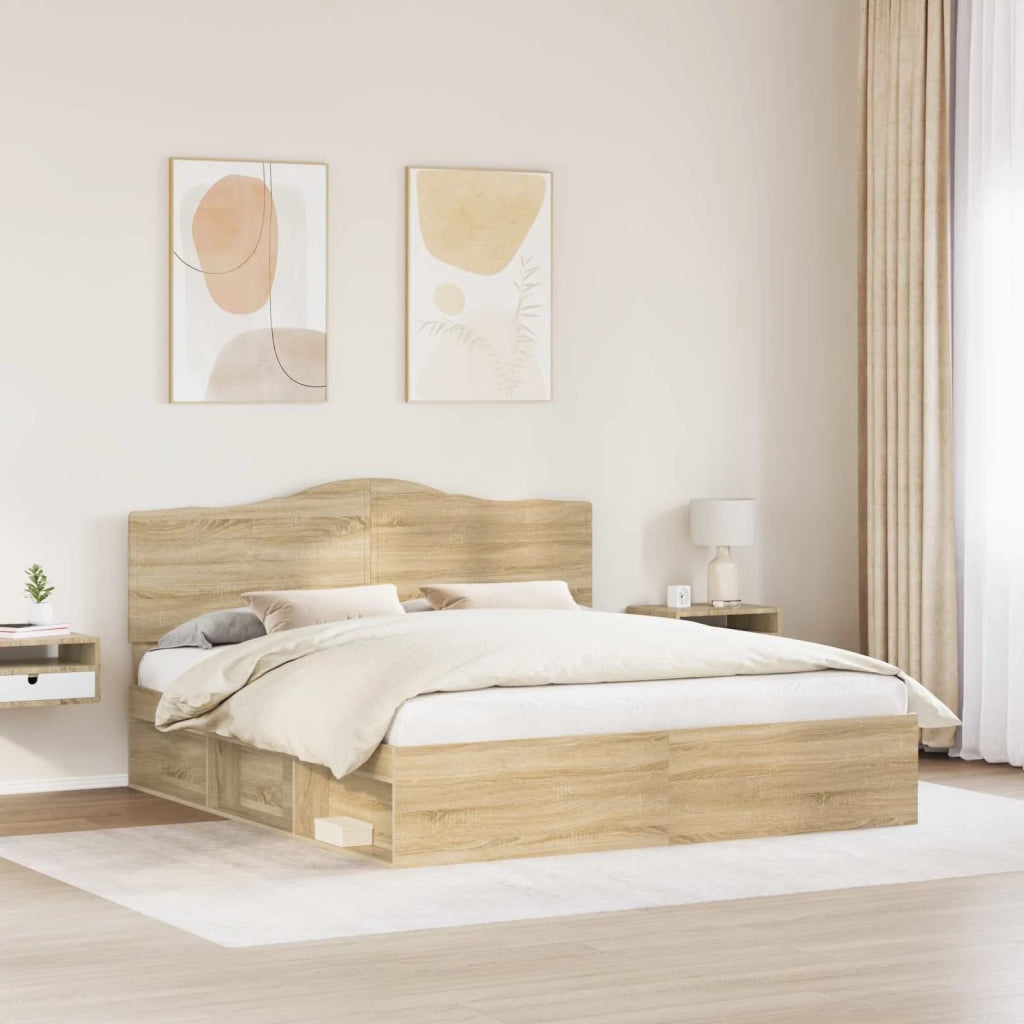 Struttura del letto Sonoma 180 x 200 cm Pino massello 3413274