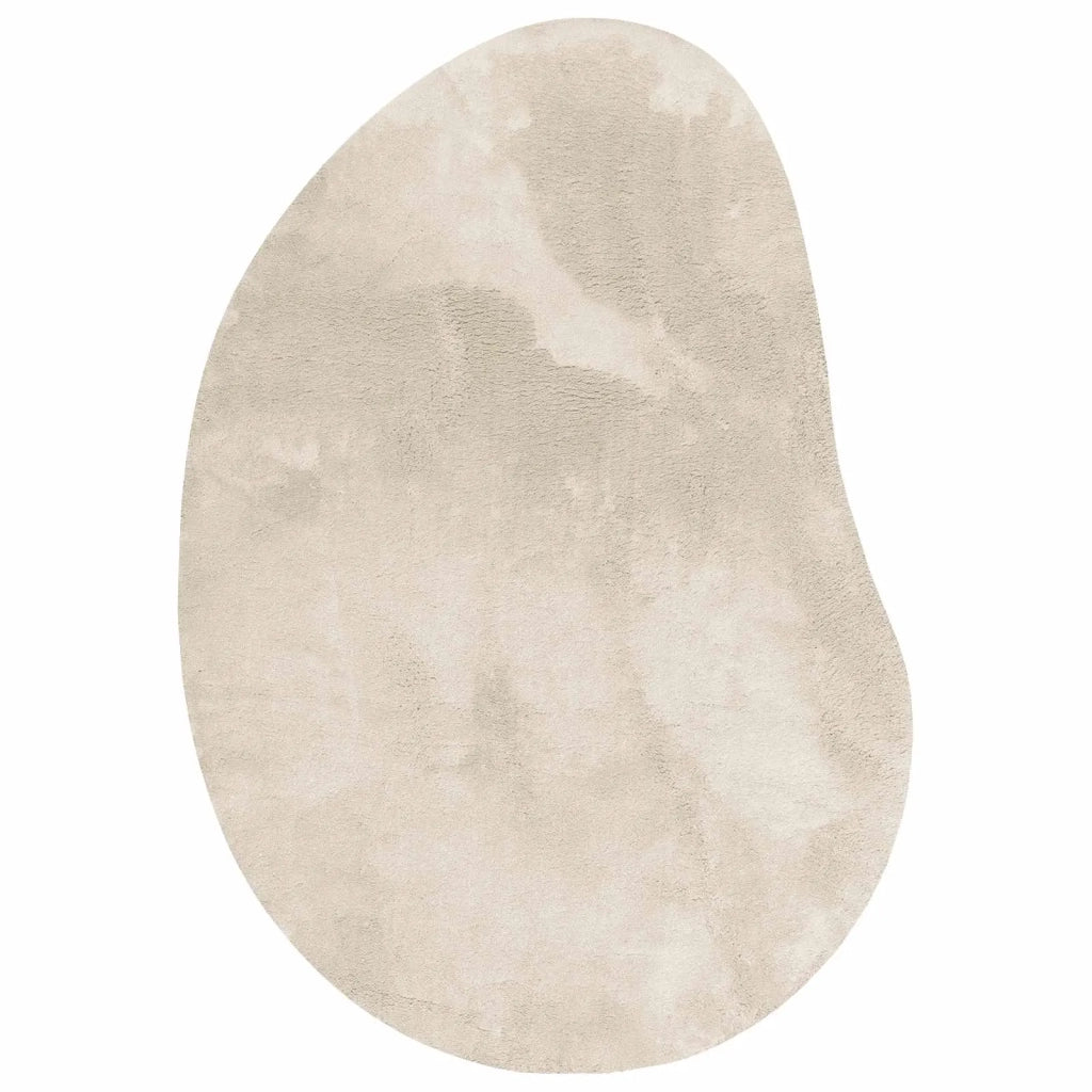 Tappeti per area HUARTE Beige 80 x 150 cm Poliestere 4103712