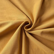 Lino per letto, 140 x 200 cm, 100% cotone cardato, 165 g/m², Lino per letto 140 x 200 per altezze letti fino a 25 cm, Jersey, Qualità premium, Belle colorazioni, Colore giallo mostarda, 140 x 200 cm + 30.