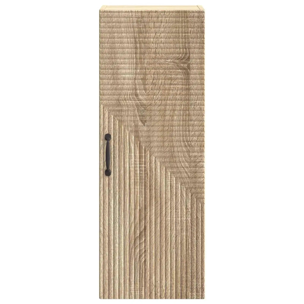 Mobiletto a muro Rovere Sonoma 33 x 34,5 x 90 cm 898587