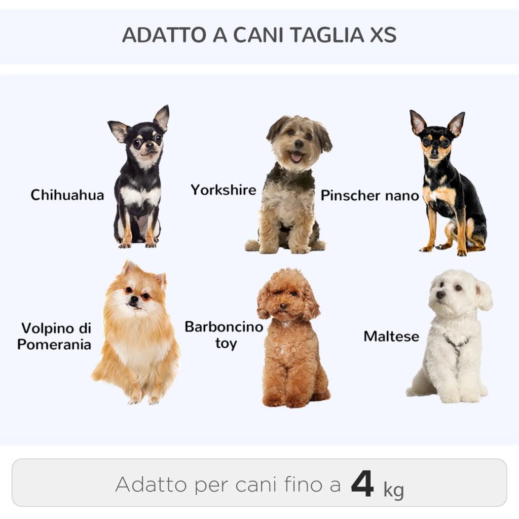 Trasportino Zaino 2 in 1 per Cani e Gatti ¨C Zephmum ¨C Grigio 42x25x55cm