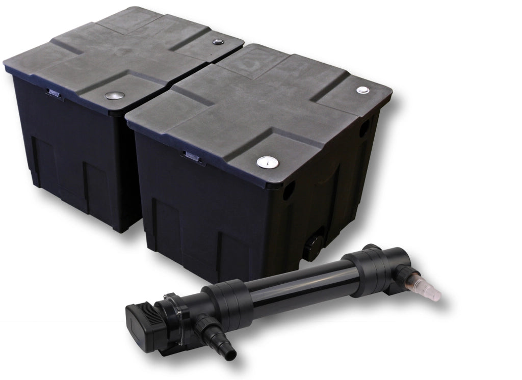 set per laghetti filtro a 2 camere 60000l chiarificatore UVC serie 6 da 36W