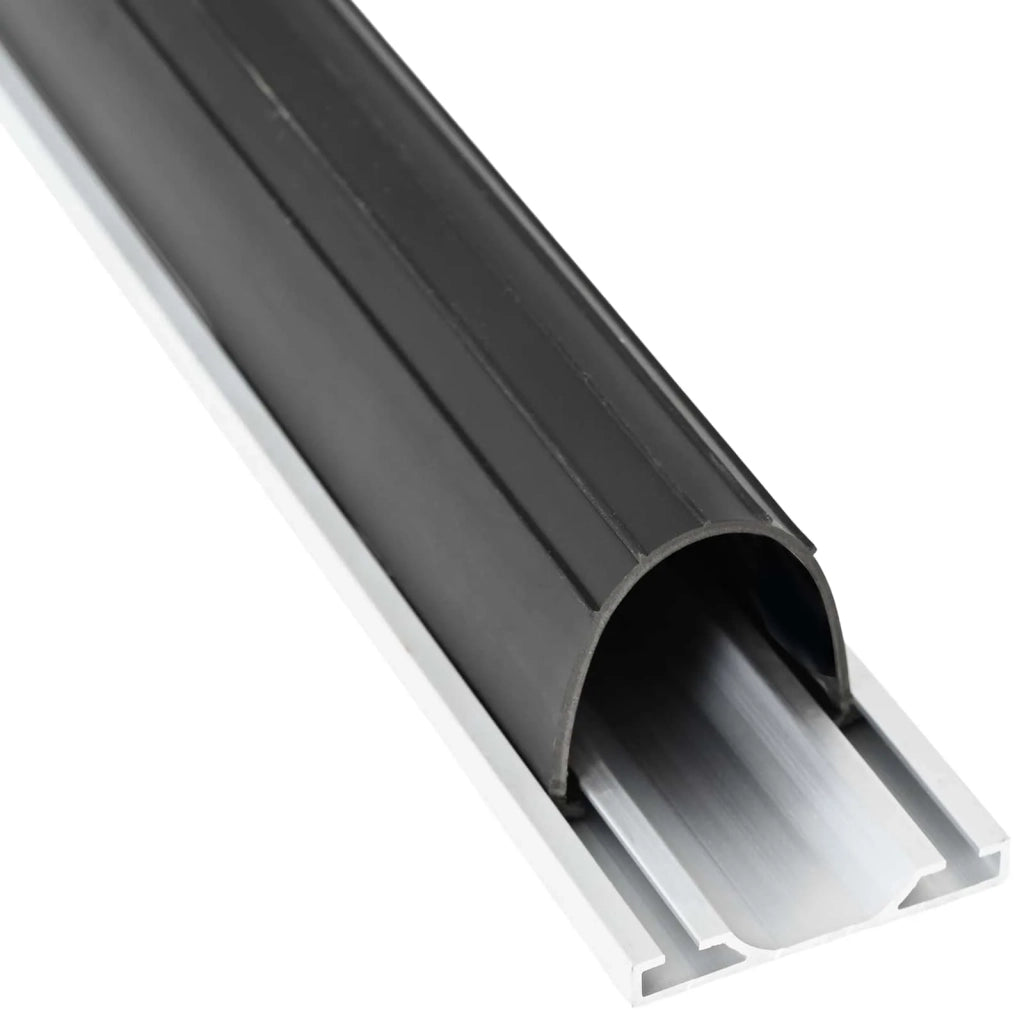 Sigillo Porta Garage Nero 70 x 6 mm 4 m PVC 42038311