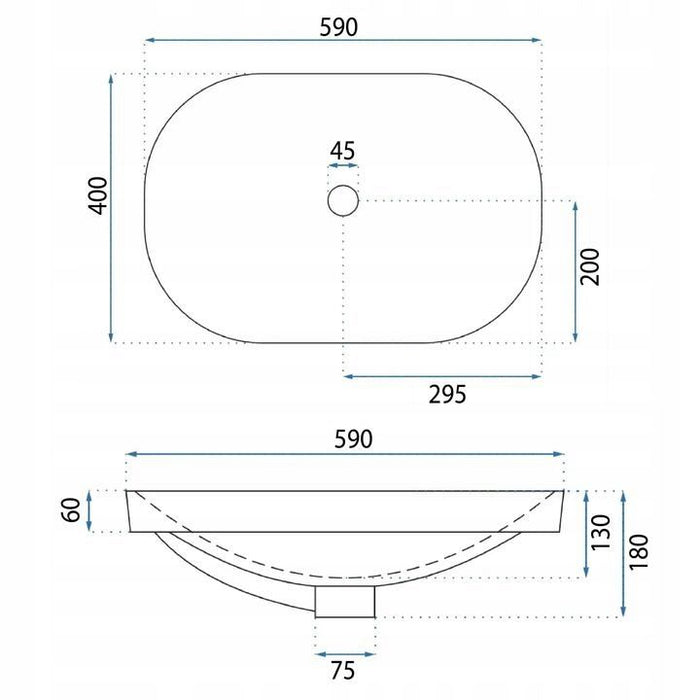 Lavabo Da Appoggio Basaro Terra