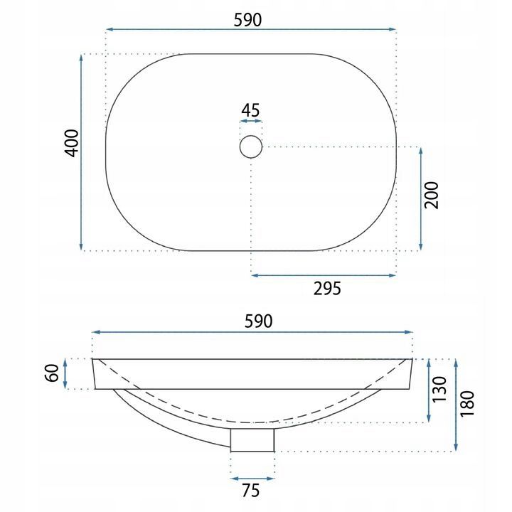 Lavabo Da Appoggio Basaro Terra
