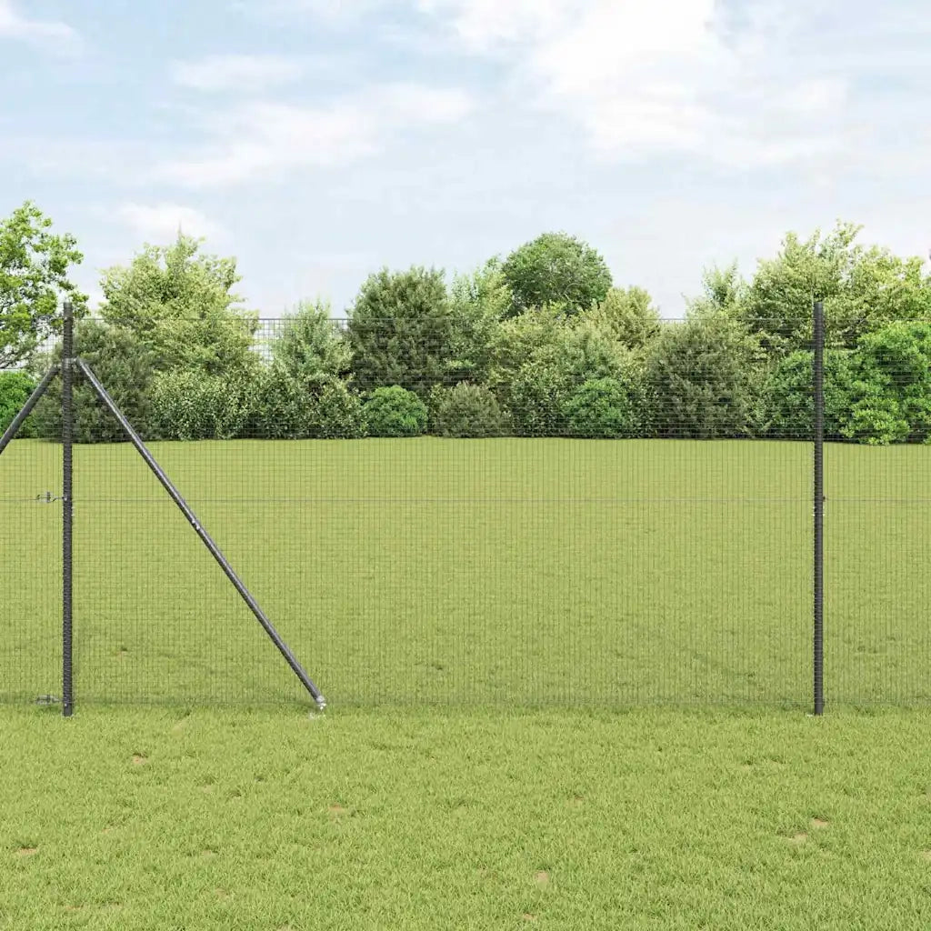 Palo della recinzione Grigio 25 x 1,5 m (19 x 19 mm rete)