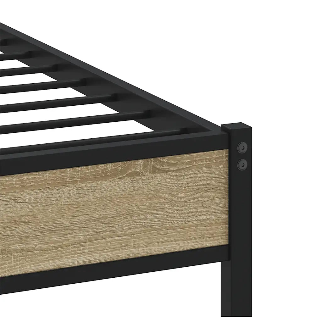 Giroletto senza Materasso Rovere Sonoma 137x190cm in Truciolato