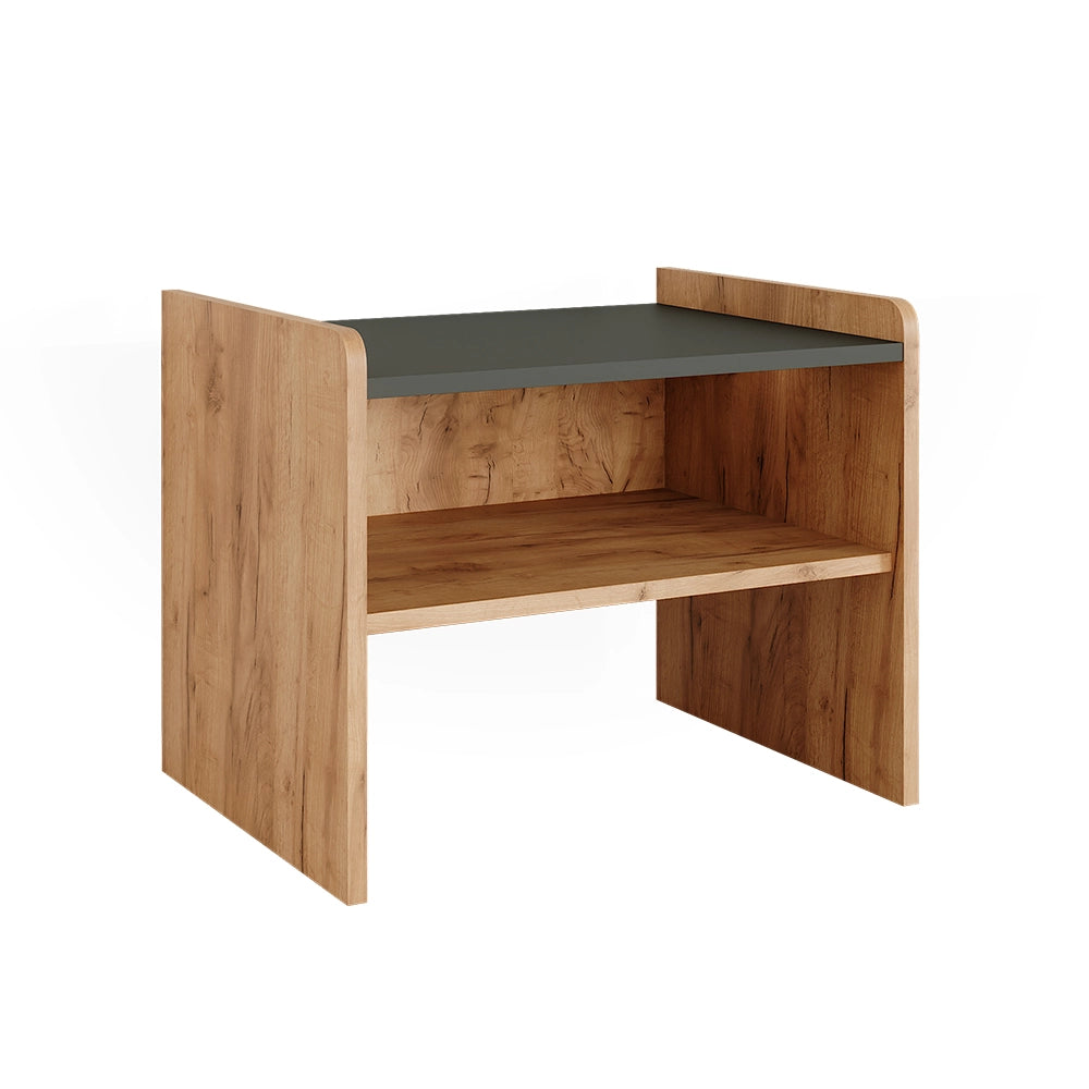 Vicco panca ad angolo Quercia dorata/antracite 53.5 x 41.1 cm