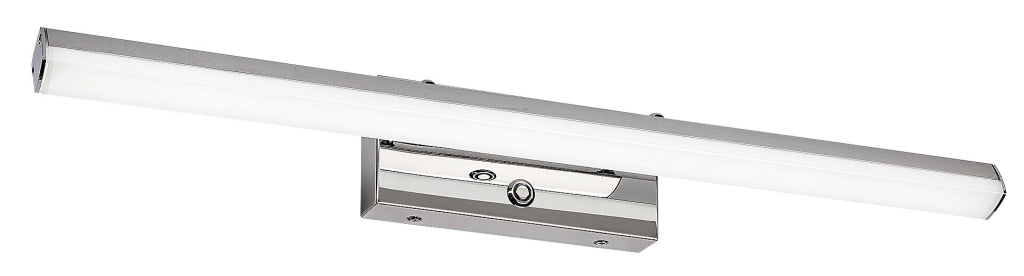 Applique bagno LED 13W CCT dimmer IP44 cromo Turgon