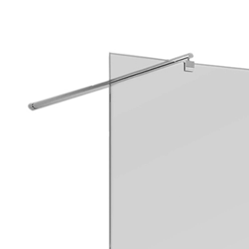 Doccia Walk-In 100 cm trasparente 6 mm profilo cromo H 200 cm Klug