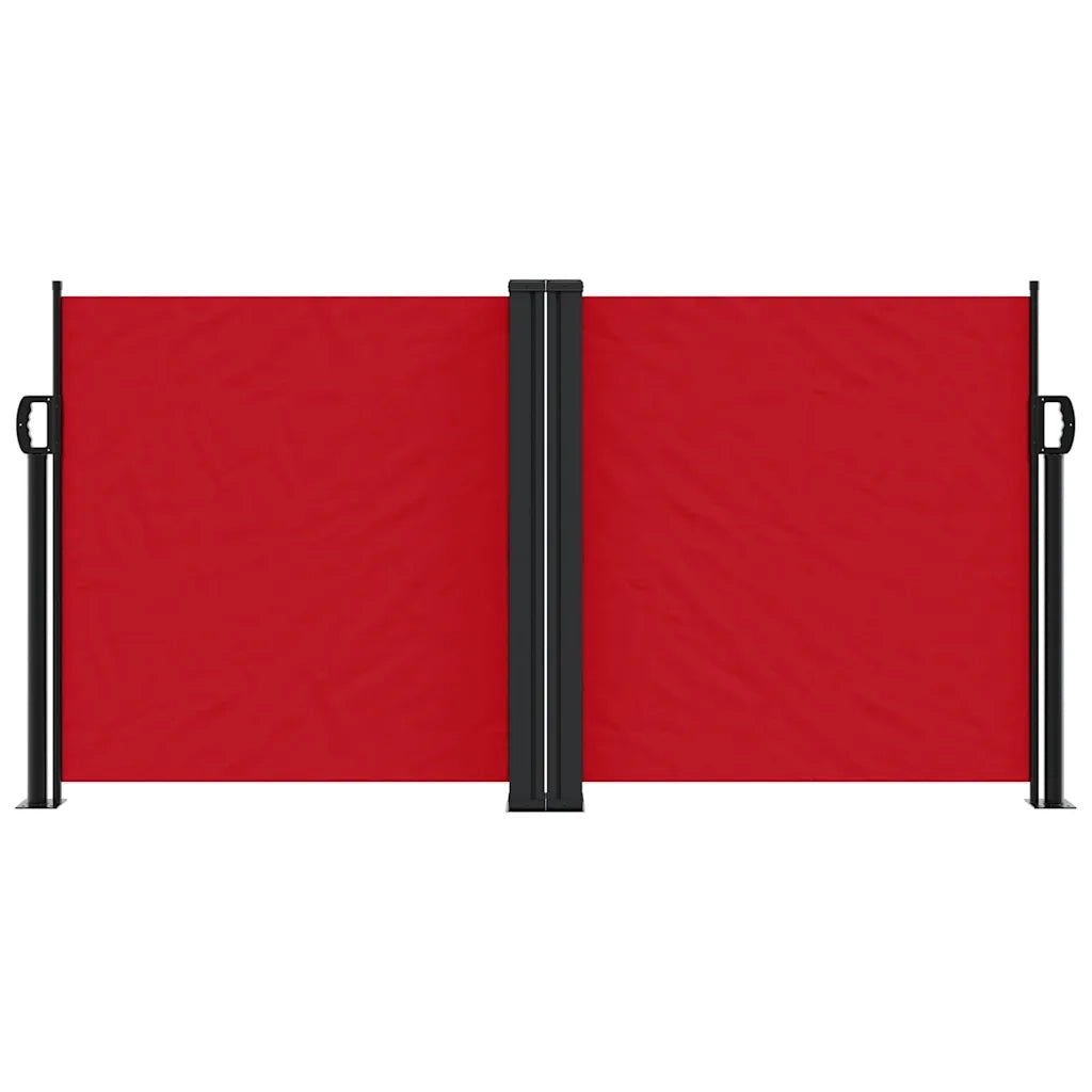 Tenda da Sole Laterale Retrattile Rossa 120x1200 cm