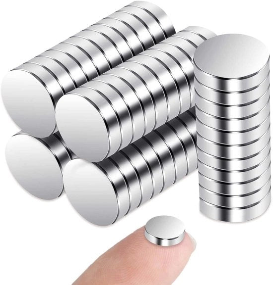55 pezzi di magneti forti, 9 mm x 2 mm magneti rotondi di neodimio extra forti, piccoli magneti di neodimio, set di magneti per fai da te, magneti per lavagna bianca, magneti per frigorifero, magneti con forte aderenza