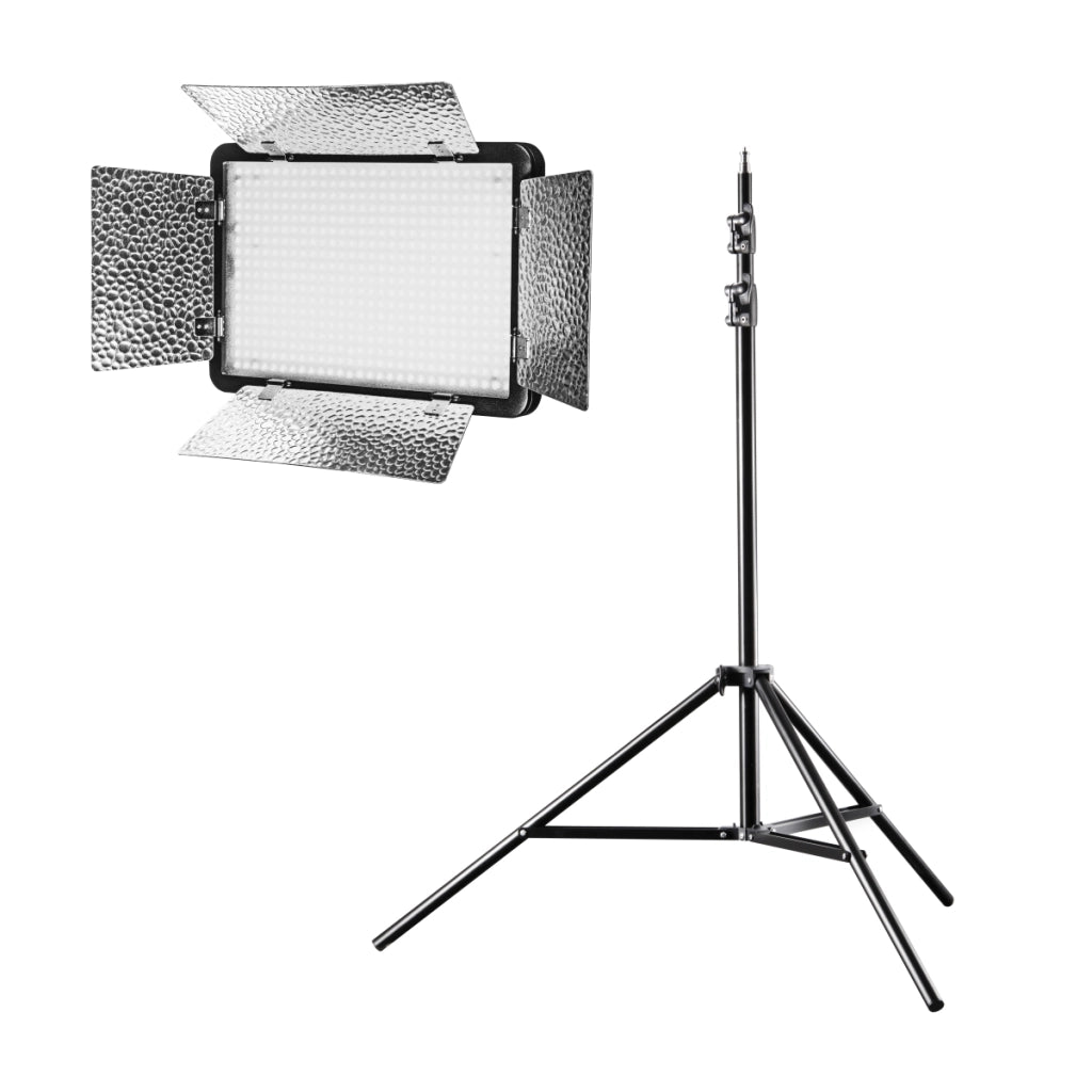 LED Versalight 500 Bi Colour Set - composto da luce di superficie e treppiede per lampada fino a 260 cm