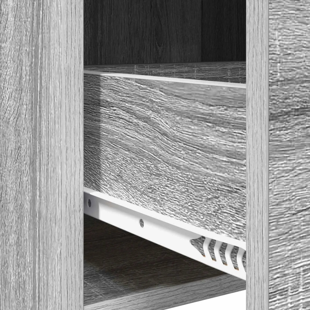 Comodini Sonoma grigio 40 x 36 x 70 cm Legno ingegnerizzato 8011032