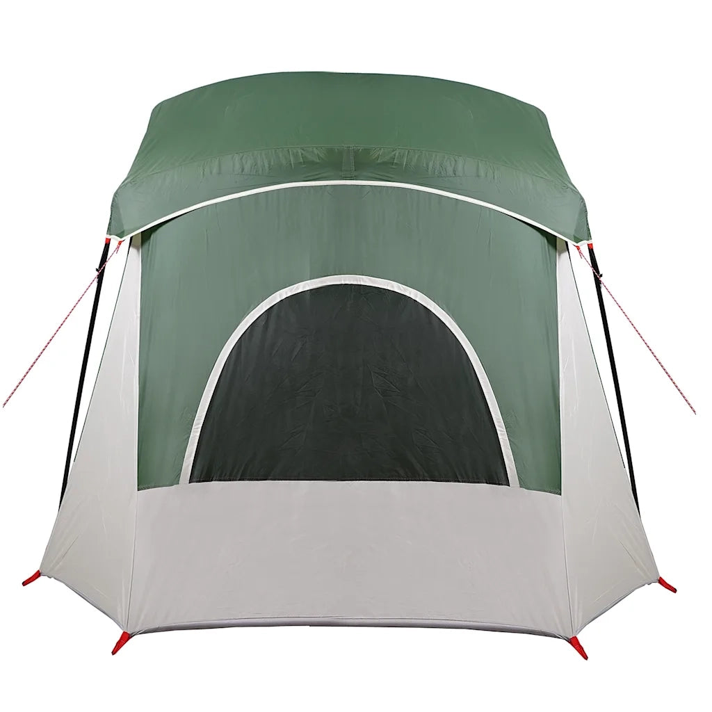 Tenda da Campeggio a Cabina per 5 Persone Verde Impermeabile