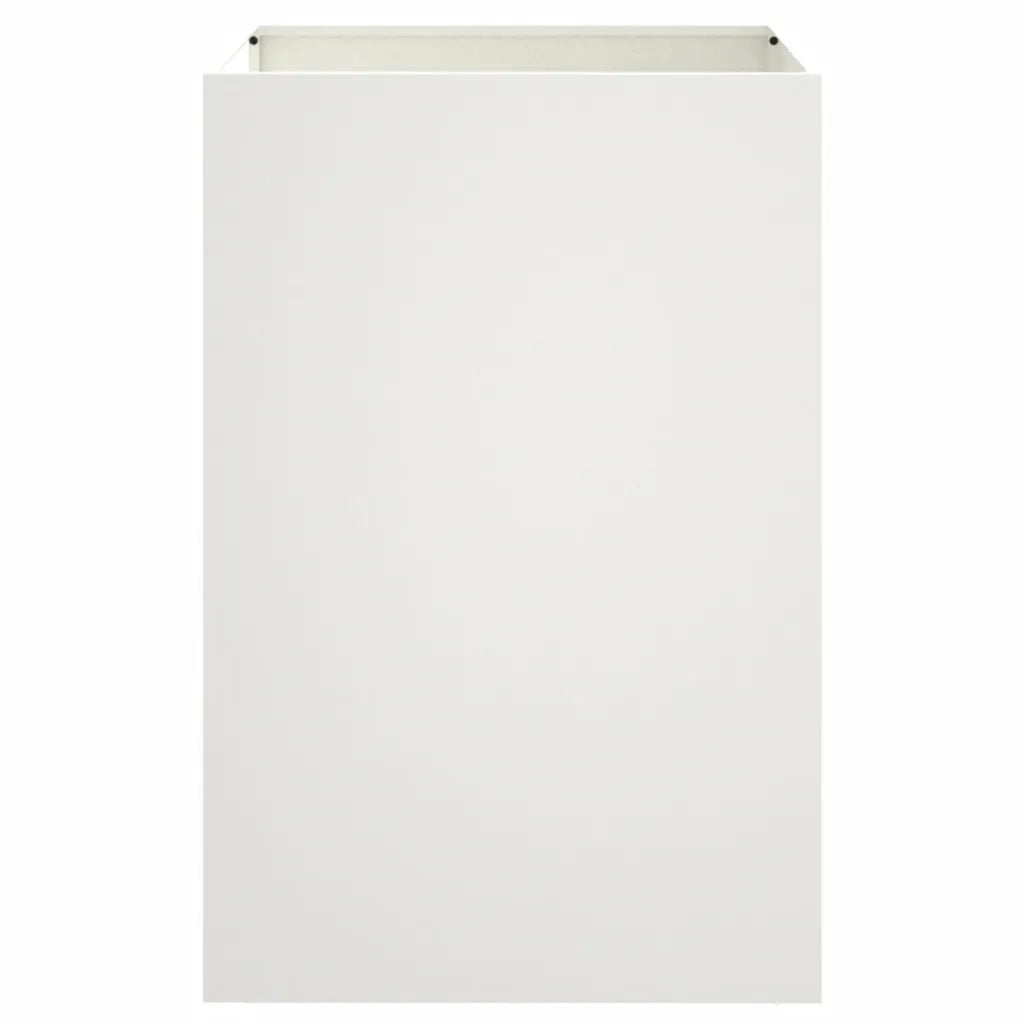 Fioriera Bianca 52x48x75 cm in Acciaio 841584
