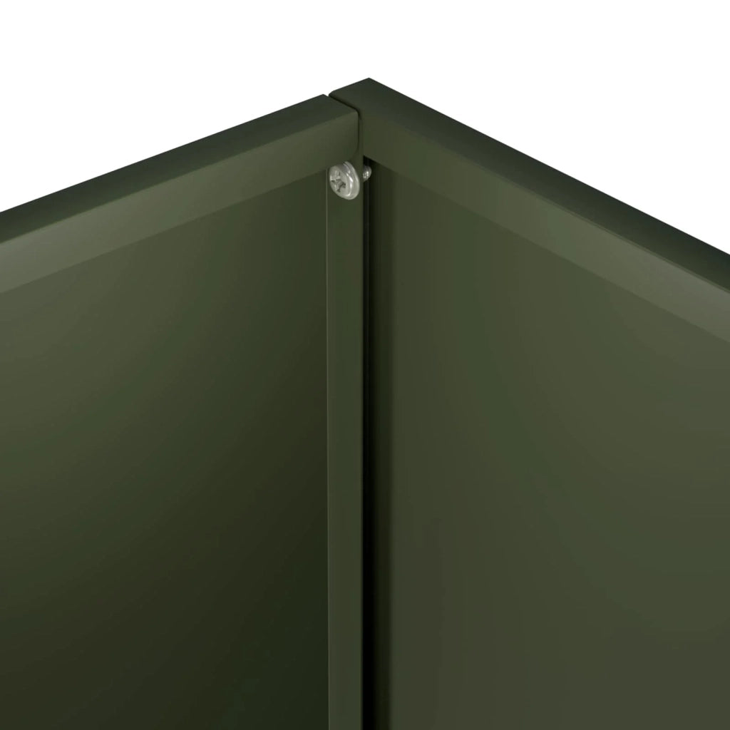 Vaso da giardino Verde Oliva 20 x 20 x 50 cm 8005308