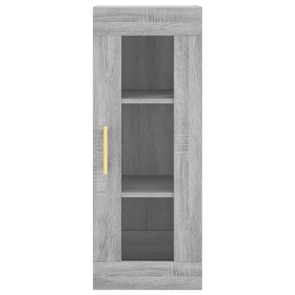 Credenza Grigio Sonoma 34,5x34x180 cm in Legno Multistrato 3199295