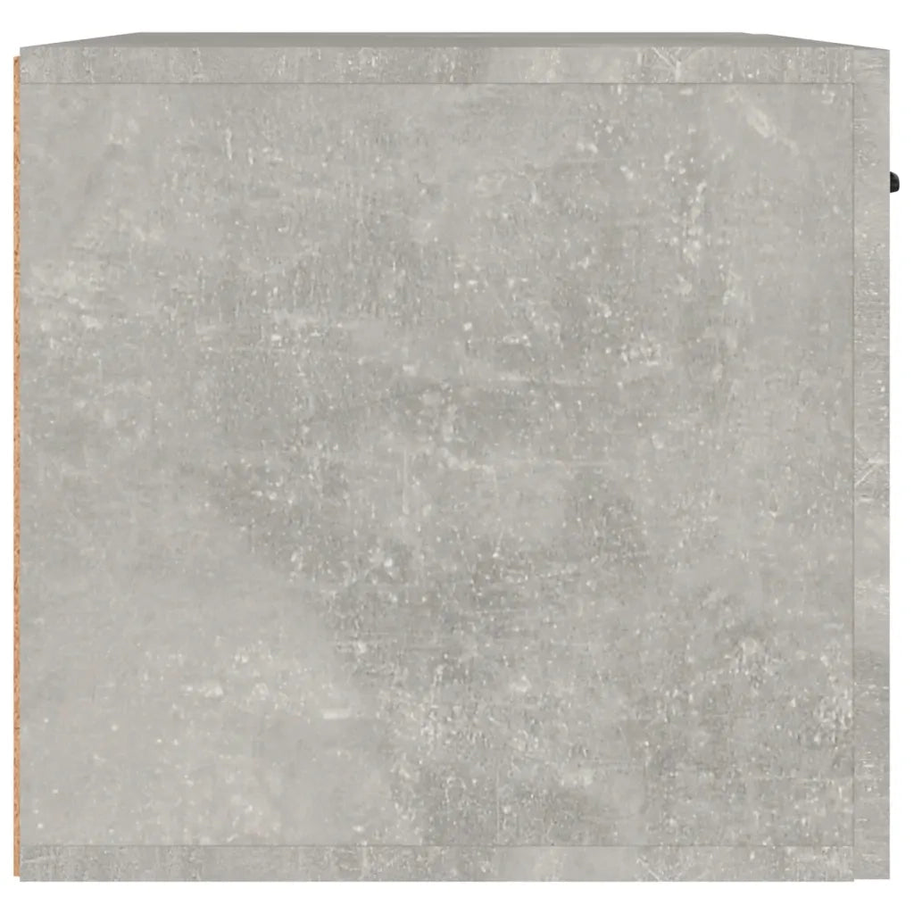 Armadietto a Muro Grigio Cemento 60x36,5x35cm Legno Multistrato