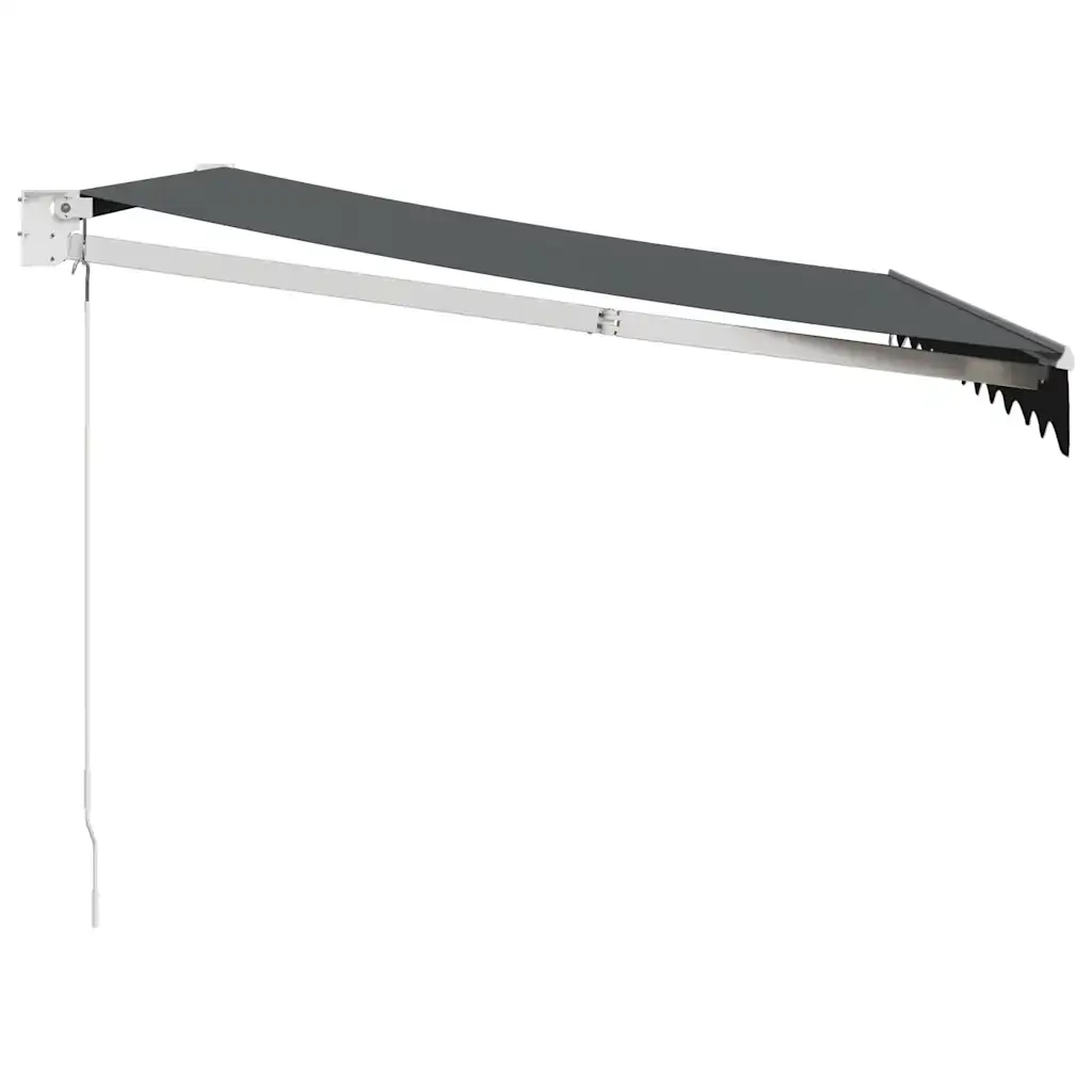 Tenda da Sole Retrattile Antracite 3,5x2,5m Tessuto e Alluminio 3154437
