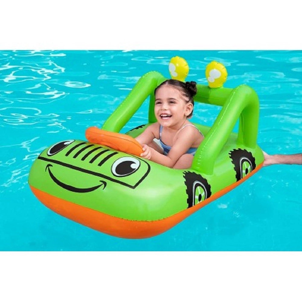 Trade Shop - Canottino Gonfiabile Jeep 92x61 Cm / Aereo 109x97 Cm Gommone Per Bambini 34169 -