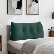 Cuscino per Schiena Verde Scuro 100 x 24 x 50 cm Velluto