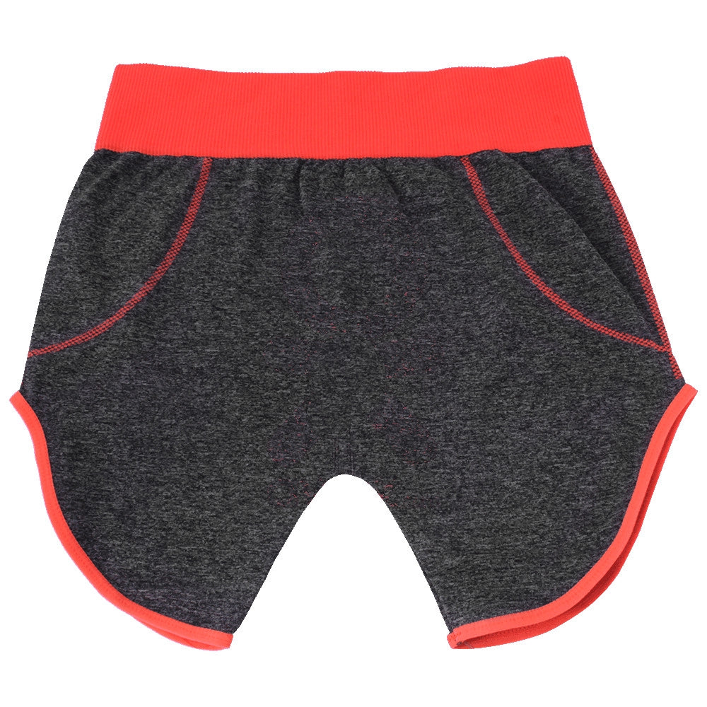 Trade Shop - Completino Yoga Sport Palestra Donna Top Canotta Reggiseno + Pantaloncino -