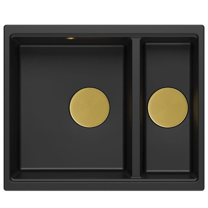 Lavello In Granito Logan 150 Black Nero