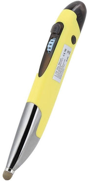 Penna Stilografica a Batteria con Rullo di Scorrimento - Giallo - Compatibile con PC e Tablet - Incluso Adattatore e Custodia di Ricarica