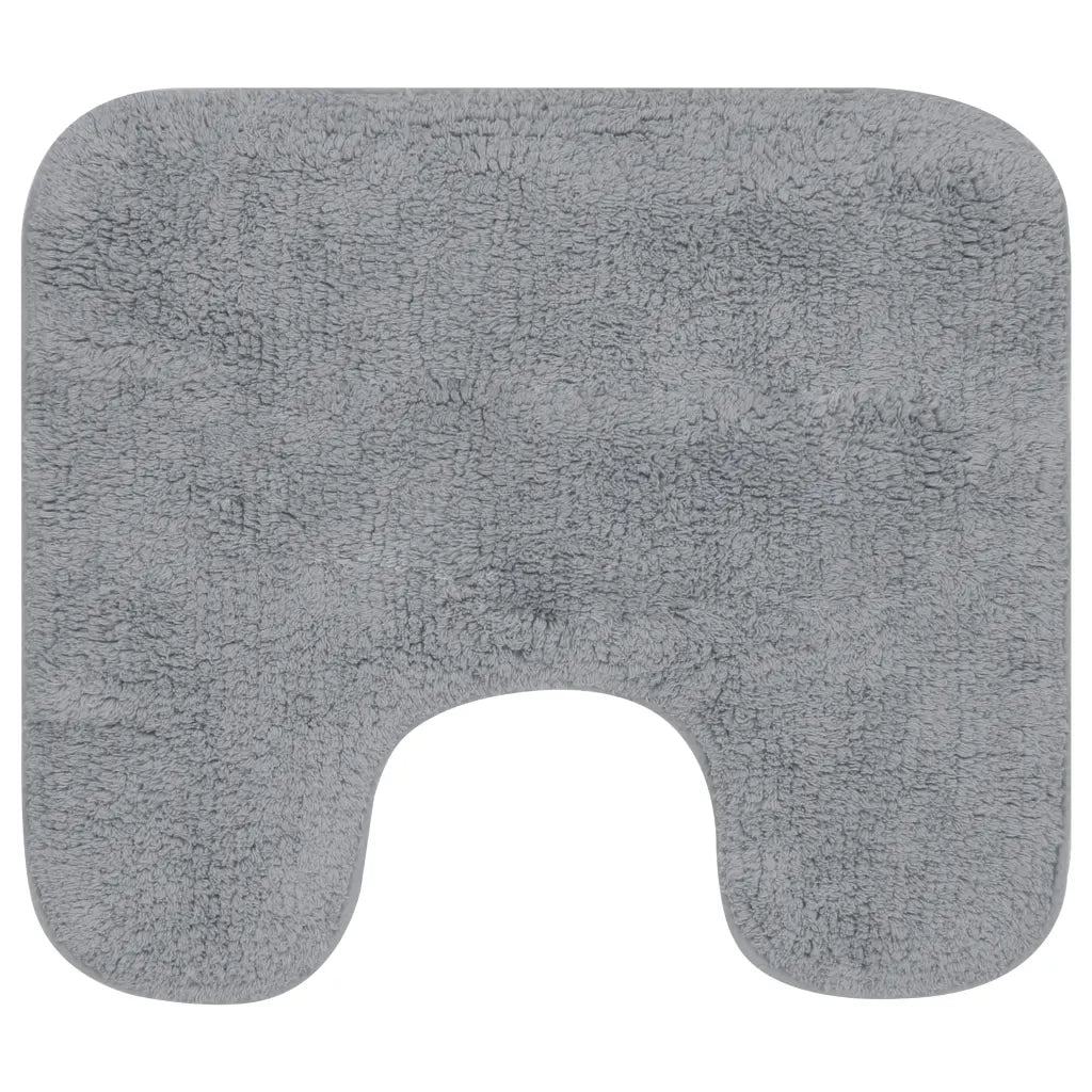 Set Tappetini per Bagno 3 pz in Tessuto Grigio CFW9716780