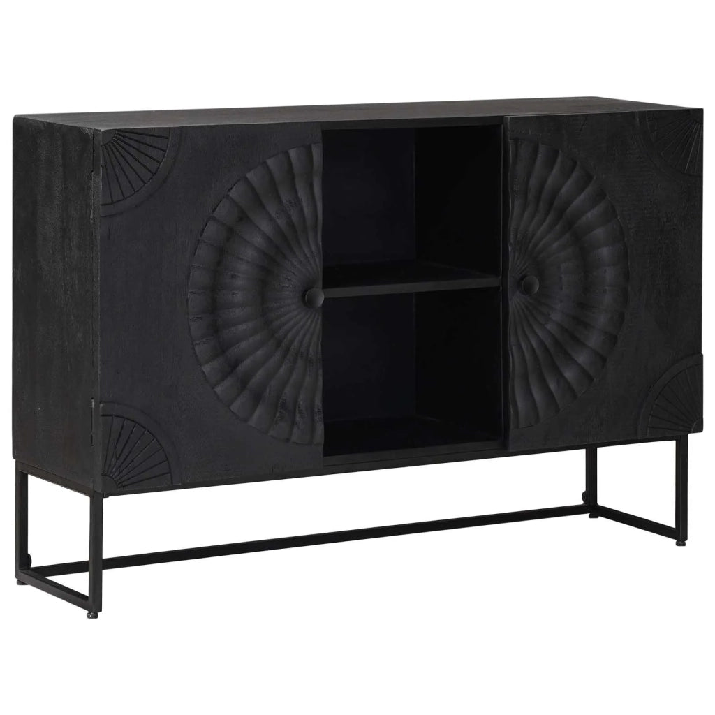 Credenza Nero 105 x 30 x 68 cm