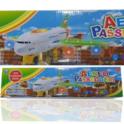 Trade Shop - Aeroplano Passeggeri Aereo Airliner A380 Suoni Luci Gioco Bambini Doll Modellino -