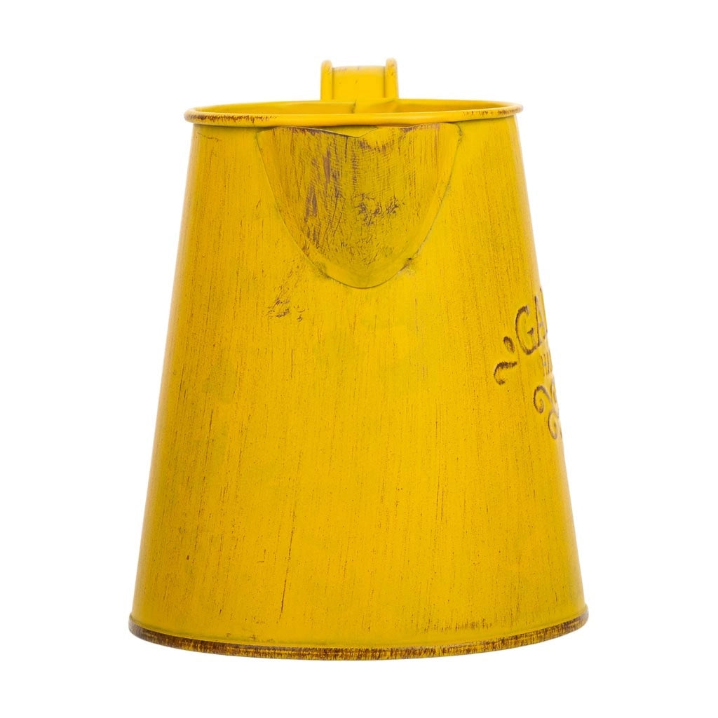 Brocca metallo gialla 14xp10x11,5/12,5h td:7,5