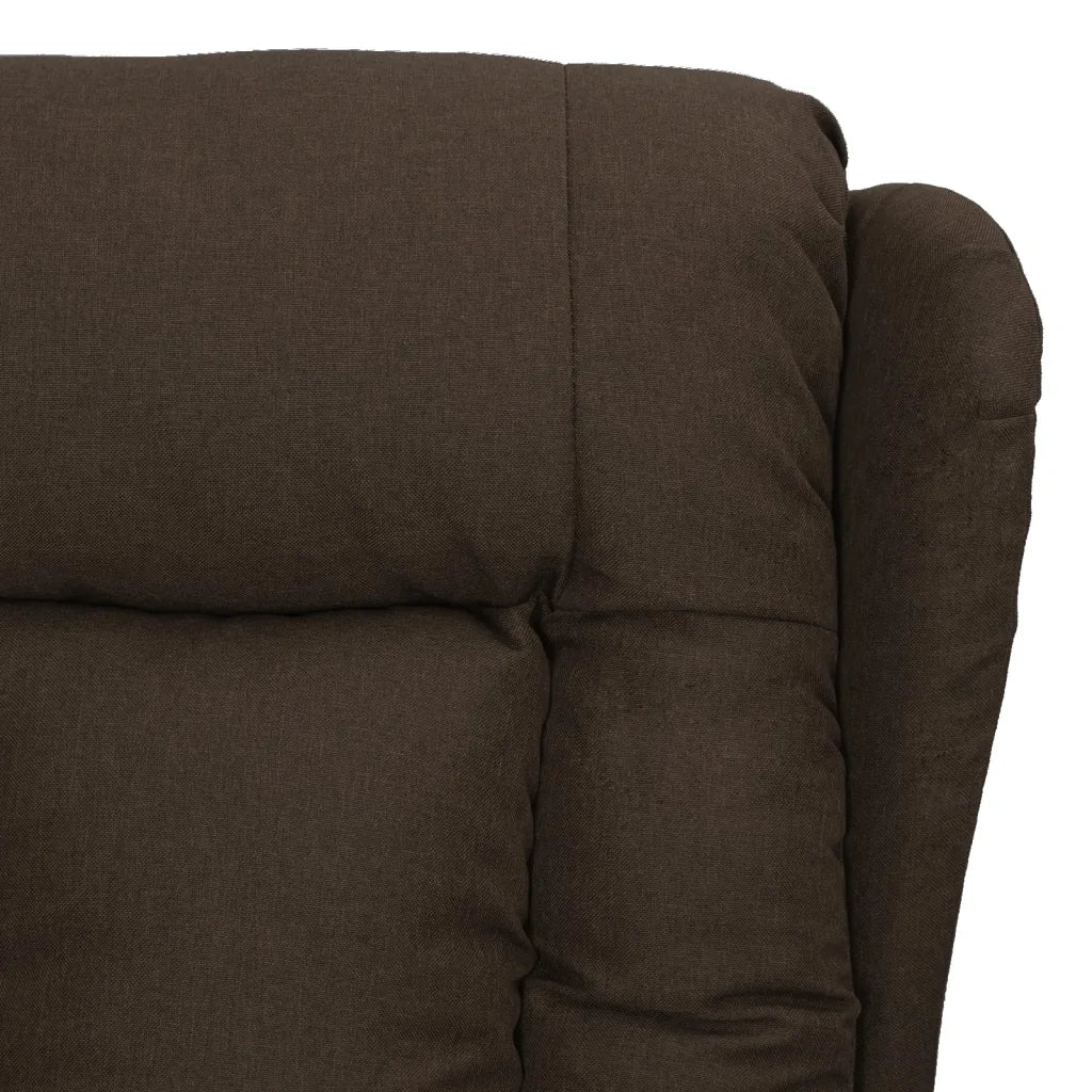 Poltrona Reclinabile Marrone Scuro in Tessuto cod mxl 23455