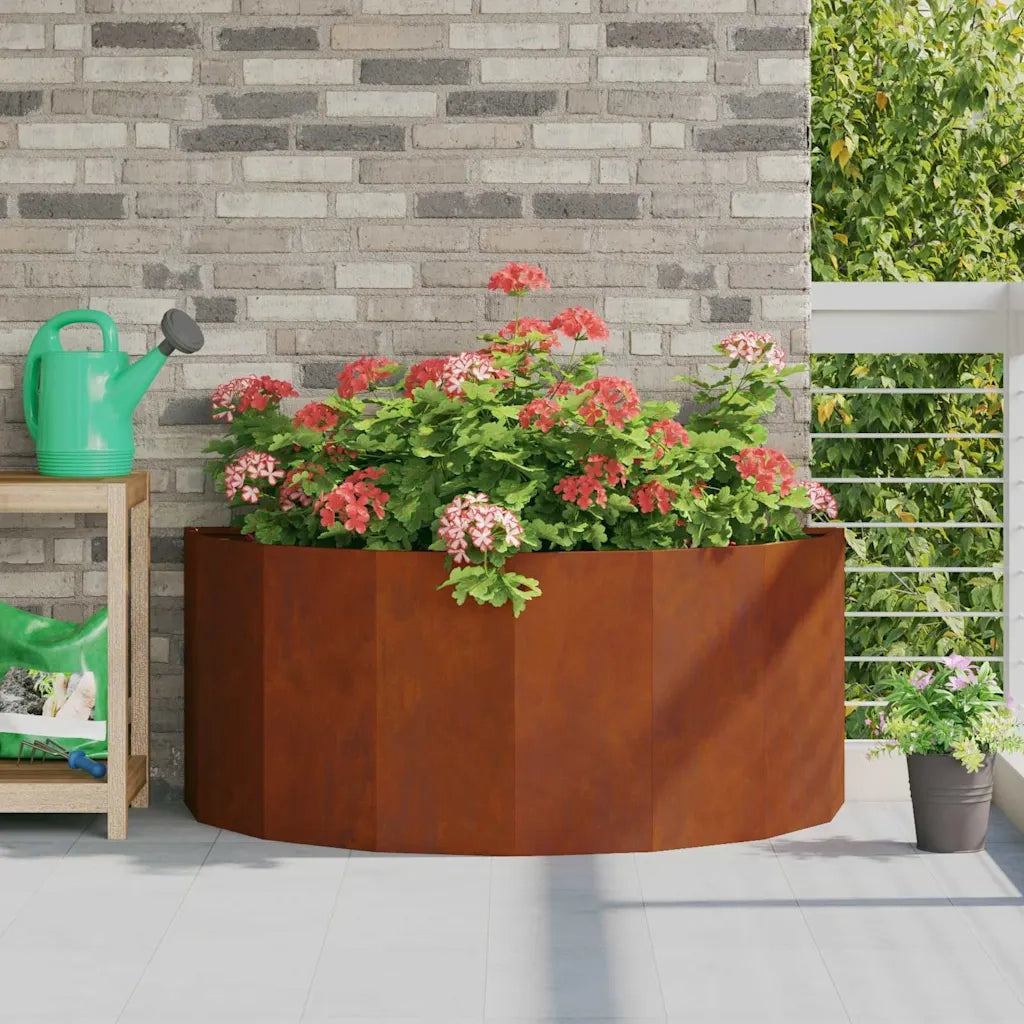 Fioriera Ruggine-Vaso-Contenitore per Piante 120 x 60 x 50 cm
